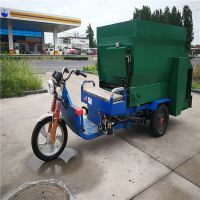 电动小型撒草车 日粮入料喂牛车 农作物饲料投料机