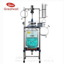 GR-100高硼硅玻璃 转速数显双层玻璃反应釜