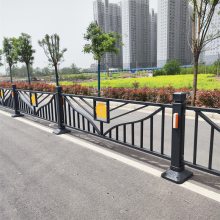 市政黄金护栏道路中央防撞栏文化隔离交通安全防护栏城市景观围栏