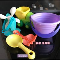 兒童軟膠沙灘玩具玩沙戲水工具大桶鏟子耙子車(chē)桶耐壓耐摔套裝批發(fā)