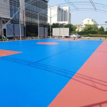 崇左幼儿园篮球场地****** 赛艺体育塑胶篮球场地