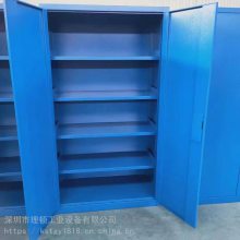罗湖挂物料盒工具柜 双铁门带锁储物柜 车间重型模具柜