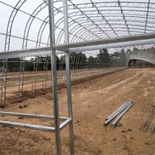 建造冬暖种植蔬菜大棚选100C型钢双膜骨架