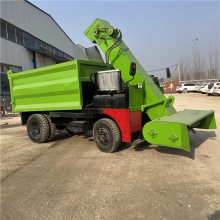 牛场多功能刮屎机 五征底盘牛屎收粪机 干湿两用省人力除粪车