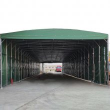镀锌钢管推拉折叠蓬 上门安装 伸缩帐篷 三门峡义马定做遮阳棚