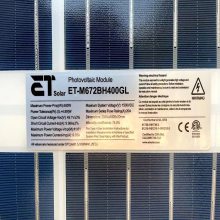 中盛光电单晶400w405w半片双玻组件双面发电太阳能光伏电池板出口