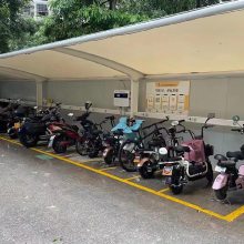 电动自行车集中充电处车棚 旧城改造充电棚 安装生产商苏 州灿宇建材