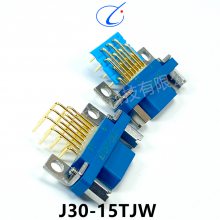 弯针式J30-15TJW-J/J30-15TJW接插件J30-15TJN-J/J30-15TJN直插式