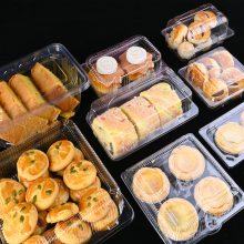 供应食品厂糕点包装盒 各种西点打包分装盒 高透明吸塑