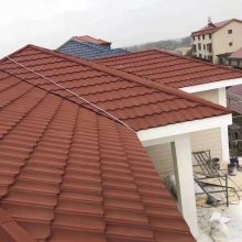 供应北京平谷彩石瓦 平谷屋面瓦安装 屋面防水彩石瓦