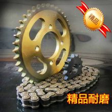 耐磨耐用加硬鍍彩鋅彎梁摩托車(chē)通用套鏈大陽(yáng)DY100 TBT110可定制