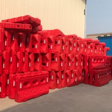 道路施工临时使用水马 加水增重塑料围蔽护栏