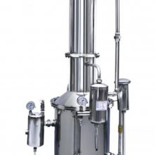 ZZ供不锈钢塔式蒸汽重蒸馏水器 型号:JSQ201-TZ100库号：M150965