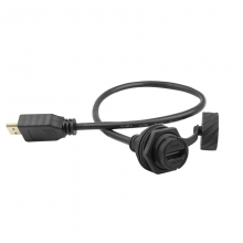 龙仕LSHITECH HDMI ip67防水接口 多媒体视频数据高清信号线