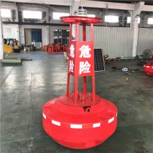 柏泰科技常规款FB700锥形塑料航标 水上带灯警示浮筒 各种水鼓供应