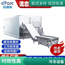 欧派克西兰花流态化速冻机 豌豆速动设备 玉米速冻流水线