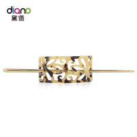 2017創(chuàng)意款鏤空發(fā)飾醋酸板材金屬發(fā)簪韓版古風(fēng)簪子廠家飾品批發(fā)