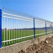 小区围墙防爬栏杆 铁艺组装式围栏 热镀锌钢护栏