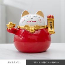 可爱***猫摆件家居客厅装饰品创意乔迁开业礼品办公室桌面小摆设