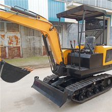 多功能果园小挖机 农用推土挖掘机 微型挖掘机视频
