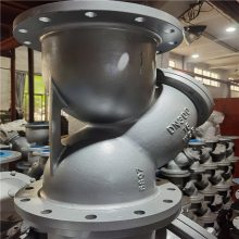 管道过滤器 法兰连接 铸钢材质 滤网过滤器 GL41H-25C WCB碳钢材质 DN600