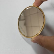 定制订做 锌合金仿珐琅金属化妆镜 激光LOGO金属镜子 合金化妆镜