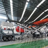 时产200吨移动碎石机-山东移动克石机-机制砂生产设备