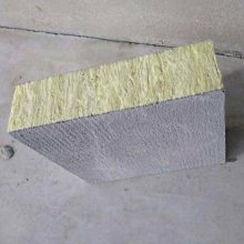 【岩棉】外墙密度100kg复合机制憎水岩棉板 贴双面复合砂浆岩棉复合板多少钱