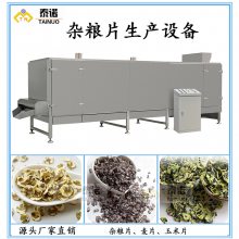 武邑县即食杂粮片生产线 杂粮燕麦片机器 杂粮糙米片全套设备工厂直售