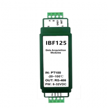 PT100转485（ -20-600℃）电阻温度数据采集模块modbus