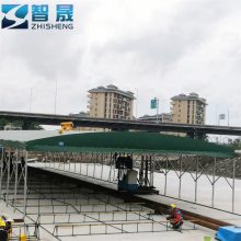 汕头伸缩推拉篷房搭建 潮南ZSCN-07电动悬空移动推拉蓬 户外仓库遮阳篷活动轻便