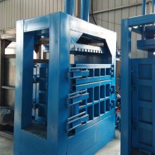 半自动边角料压包机 60吨立式液压打包机 废报纸杂志液压打包机