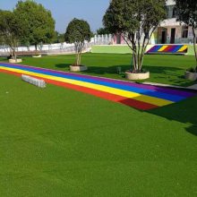 YL-2039 足球场人工草 球场假草坪铺设 人工草皮工程