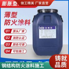 南京钢结构防火涂料薄涂膨胀型室内室外厂房防火涂料批发生产