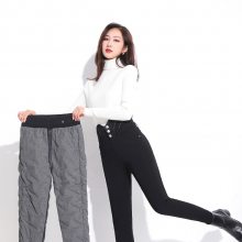 折扣店实卖好货 芭芭利亚鹅绒裤 90白鹅绒 修身时尚加厚保暖女裤