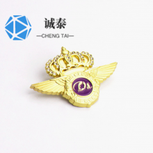 ***翅膀胸章狮子会系列徽章找深圳专业定制胸章厂