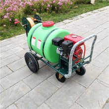手推式果树打药机 社区绿化树木打药机 多功能四轮洒水车批发