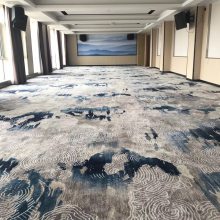 若兰宴会厅包房地毯风格效果图 来图可定制 全国可安装