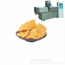网红零食卡奇粗粮脆锅巴加工机器 香辣牛排味膨化麻花生产线