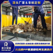 水果餐盒破碎清洗设备 外卖餐具热洗生产线 一次性饭盒再生机器