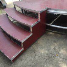 快装户外演出活动t台 临时加厚升降铝合金舞台 搭建快速省力