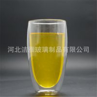双层玻璃杯 耐高温透明茶杯  加厚透明玻璃水杯 厂家直销定制尺寸