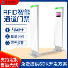 rfid智能通道门图书馆档案室出入库管理防盗报警立式多通道安全门