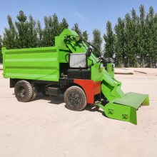 养殖场粪便清污车 柴油5立方牛场清粪车 畜牧场三轮铲粪车