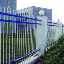 镀锌钢管栅栏 黑色学校围墙栏杆 小区学校栏杆锌钢护栏