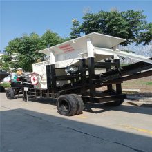 公路建筑垃圾制砂机 移动锤式破碎机 建筑垃圾破碎制砂生产线