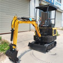 15型液压微型挖掘机 建筑拆除小挖机 履带式小型挖掘机