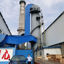 80米钢筋混凝土烟囱拆除