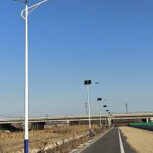 河北廊坊大城8米太阳能路灯快速路照明乡村道路亮化工程