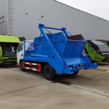 4方摆臂式垃圾车 地坑垃圾箱配套转运车 底部密封